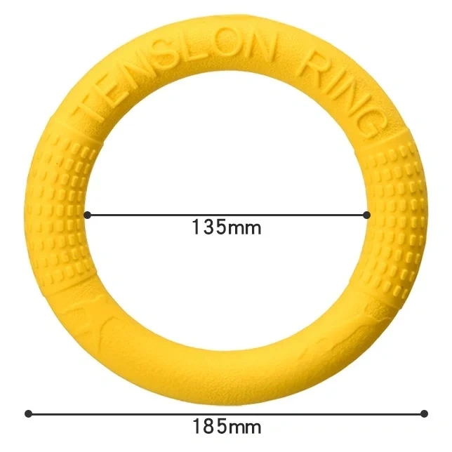 Dog Ring Toys Outdoor Interactive Throwing Dog Toys Flying Floating Training Loop Puller Dog Toys for Large Dog Accessories