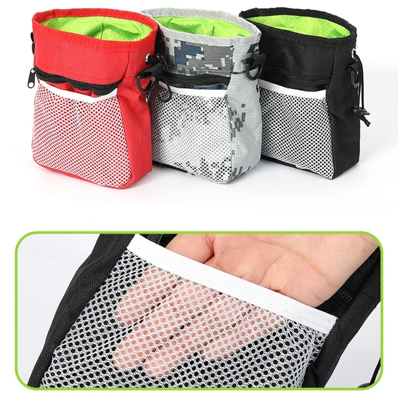 Portable Dog Snack Treat Bags Easy Storage Belt Bag Pet Training Large Capacity Puppy Reward Bags Waist Bag Durable Pet Supplies