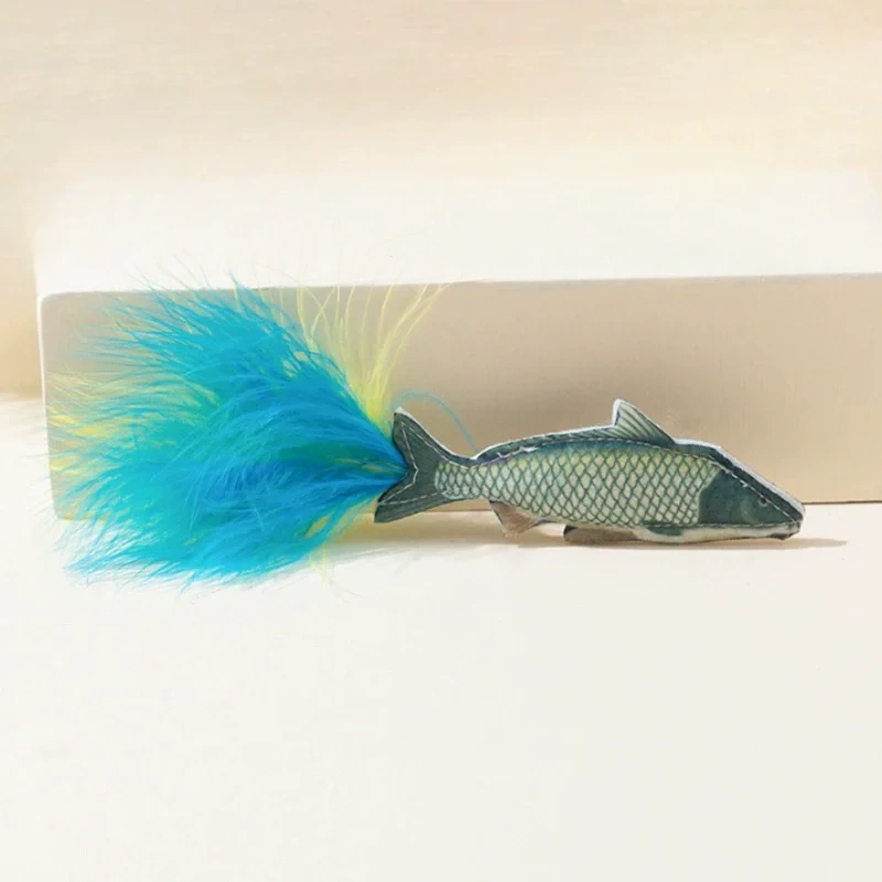 New hot selling fish styling cat interactive toys pet supplies