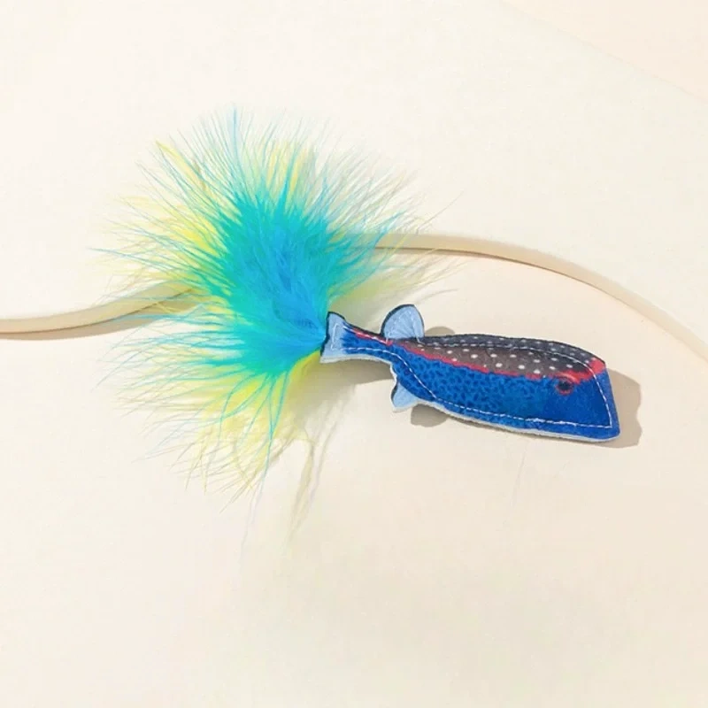 New hot selling fish styling cat interactive toys pet supplies