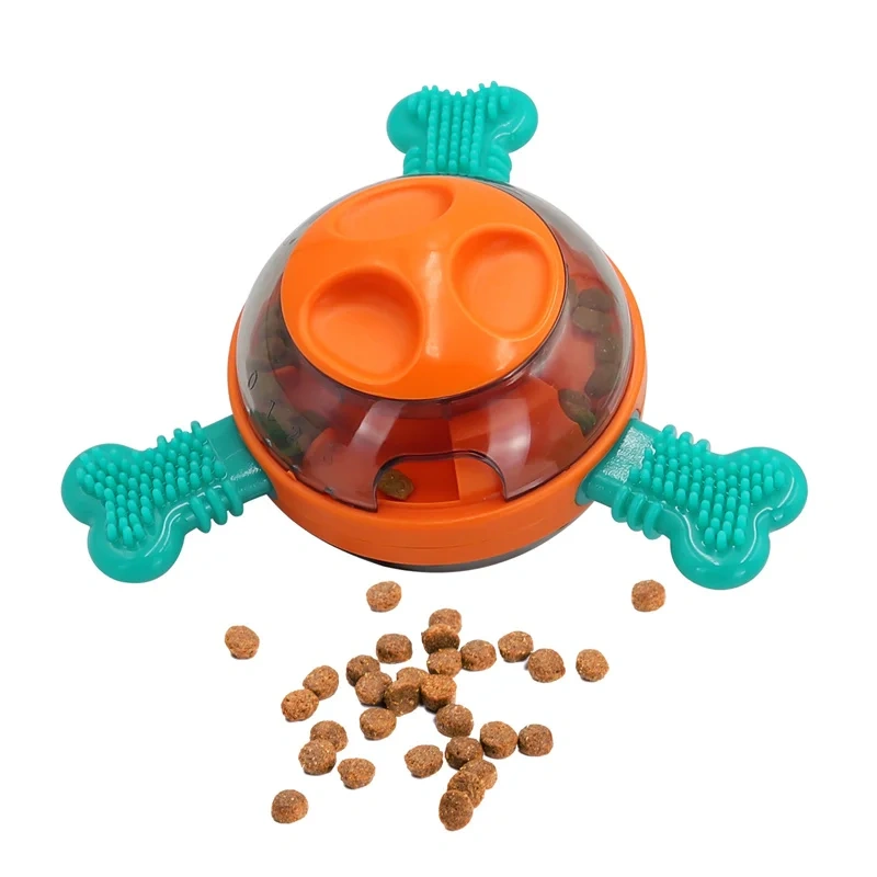 Pet supplies: UFO shaped tumbler, leakage ball, cat dog automatic feeder, dog puzzle and boredom relief tool, dog grinding toy