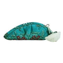 Dog Poop Bag Dispenser with Colorful Prints Chinese Dumpling Shape for Pet Walking, Outings and Travel D2RD