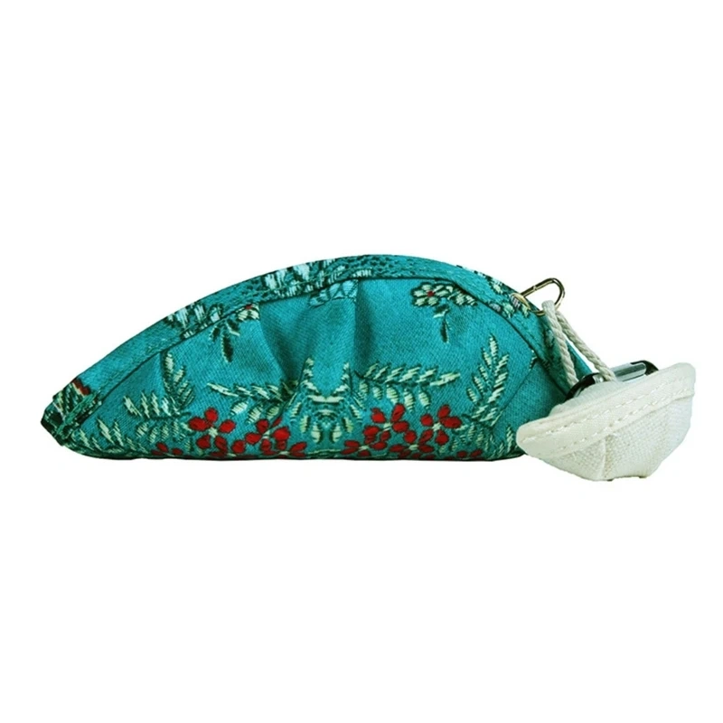 Dog Poop Bag Dispenser with Colorful Prints Chinese Dumpling Shape for Pet Walking, Outings and Travel D2RD
