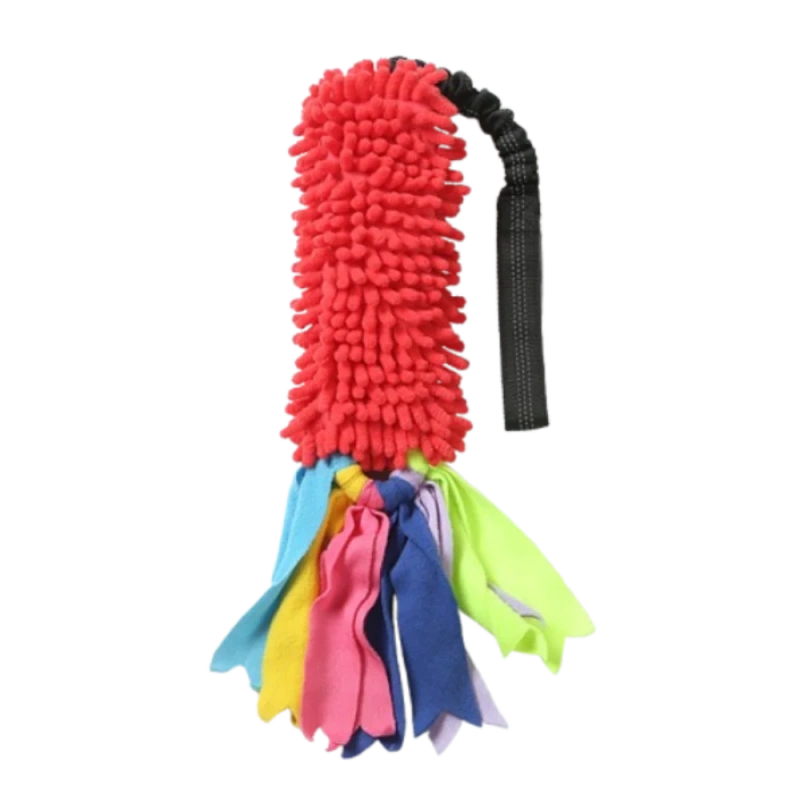 Creative Colorful Pet Chew Toy Plush Squeaky Grind Teeth Toy Funny with Sound Teething Resistant Rope Toy Training Interactive
