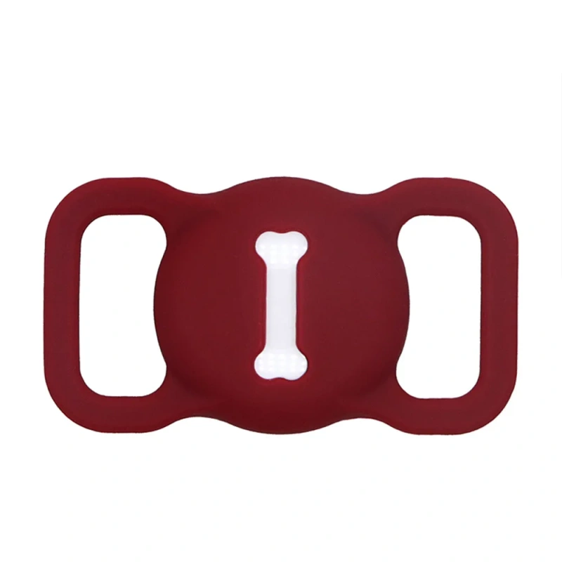 2021new Pet Silicone Protective Case GPS Finder Dog Cat Collar Loop for Apple Airtags for Apple Locator Tracker Anti-lost Device