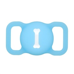 Pet Silicone Protective Case GPS Finder Dog Cat Collar Loop for Apple Airtags