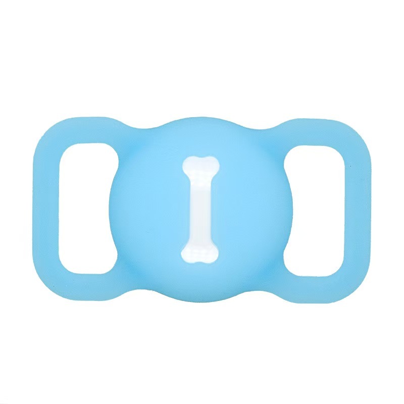 Pet Silicone Protective Case GPS Finder Dog Cat Collar Loop for Apple Airtags