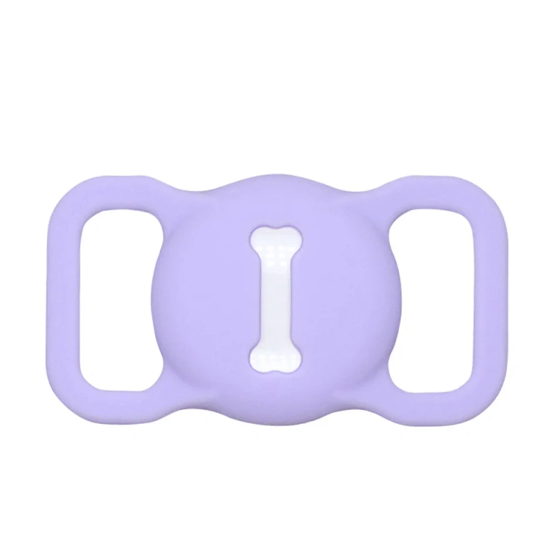 2021new Pet Silicone Protective Case GPS Finder Dog Cat Collar Loop for Apple Airtags for Apple Locator Tracker Anti-lost Device