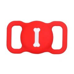 2021new Pet Silicone Protective Case GPS Finder Dog Cat Collar Loop for Apple Airtags for Apple Locator Tracker Anti-lost Device