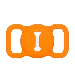2021new Pet Silicone Protective Case GPS Finder Dog Cat Collar Loop for Apple Airtags for Apple Locator Tracker Anti-lost Device
