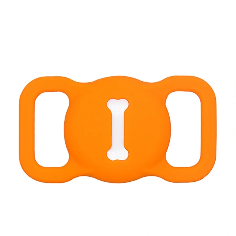 2021new Pet Silicone Protective Case GPS Finder Dog Cat Collar Loop for Apple Airtags for Apple Locator Tracker Anti-lost Device
