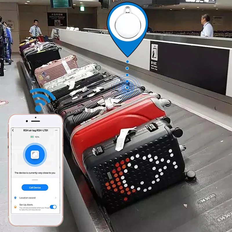 GPS Tracker Waterproof Smart Finder Locator Pet Locator for Pets Dog Cat Wallet Keychain Luggage