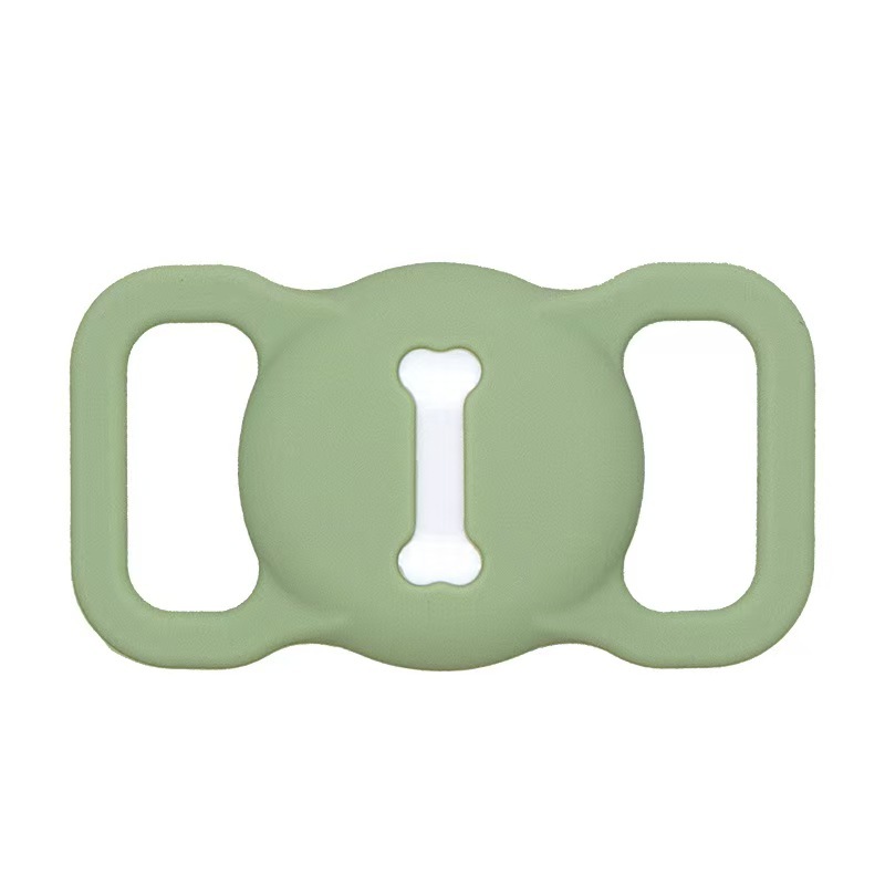 Pet Silicone Protective Case GPS Finder Dog Cat Collar Loop for Apple Airtags