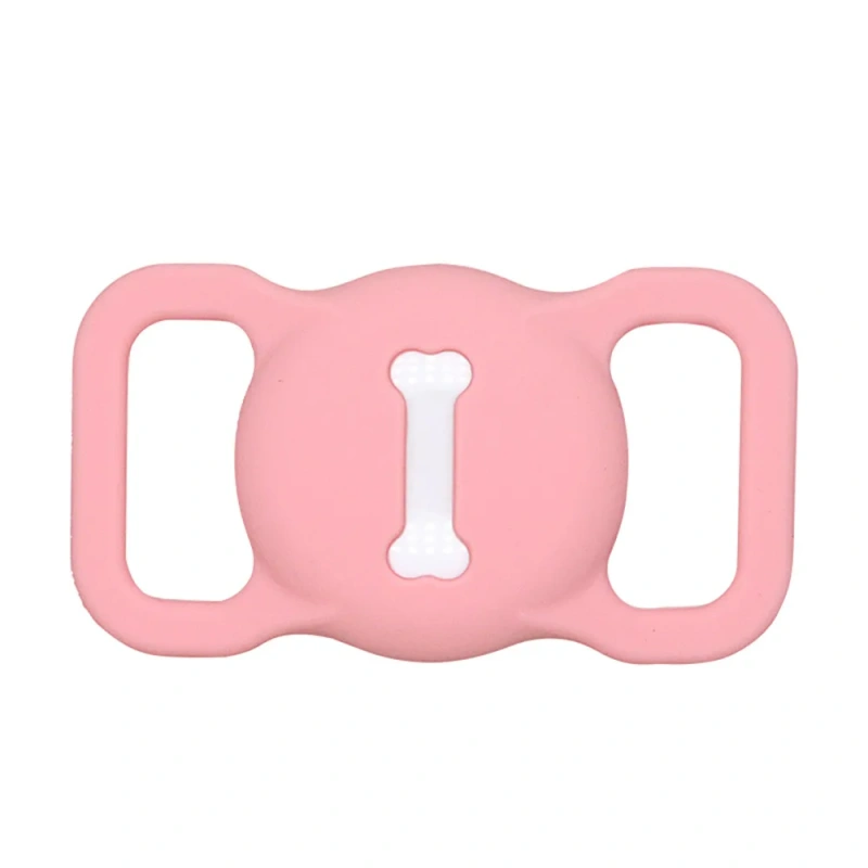 2021new Pet Silicone Protective Case GPS Finder Dog Cat Collar Loop for Apple Airtags for Apple Locator Tracker Anti-lost Device