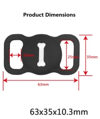 2021new Pet Silicone Protective Case GPS Finder Dog Cat Collar Loop for Apple Airtags for Apple Locator Tracker Anti-lost Device
