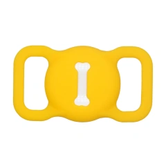 2021new Pet Silicone Protective Case GPS Finder Dog Cat Collar Loop for Apple Airtags for Apple Locator Tracker Anti-lost Device