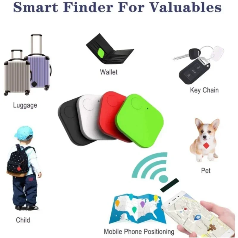 Smart Activity Trackers Locator, Wireless Anti - lost Alarm GPS Tracker, Smart Dog & Pets, Child Bag, Wallet & Key Finder, Mini