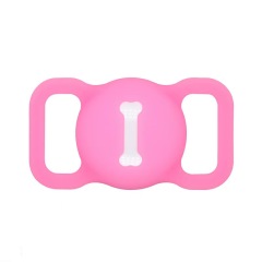 Pet Silicone Protective Case GPS Finder Dog Cat Collar Loop for Apple Airtags