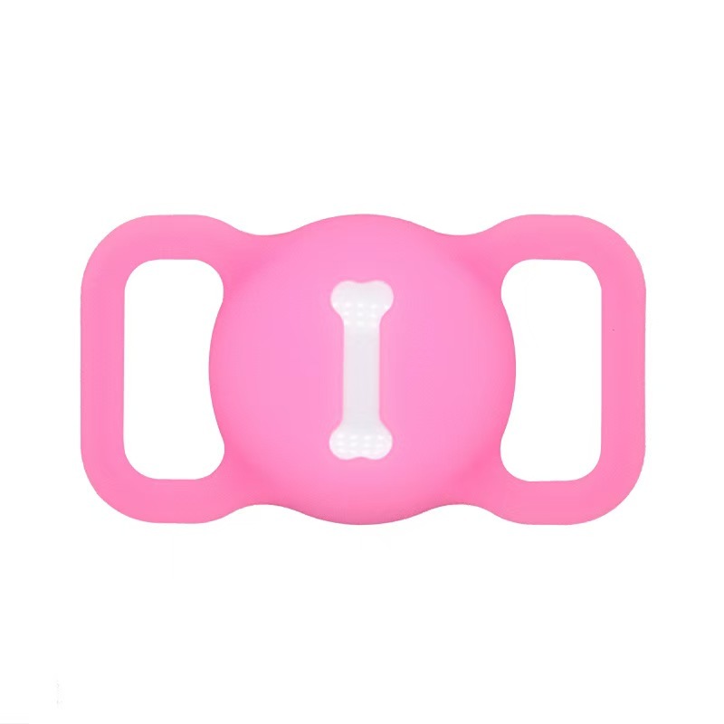 Pet Silicone Protective Case GPS Finder Dog Cat Collar Loop for Apple Airtags