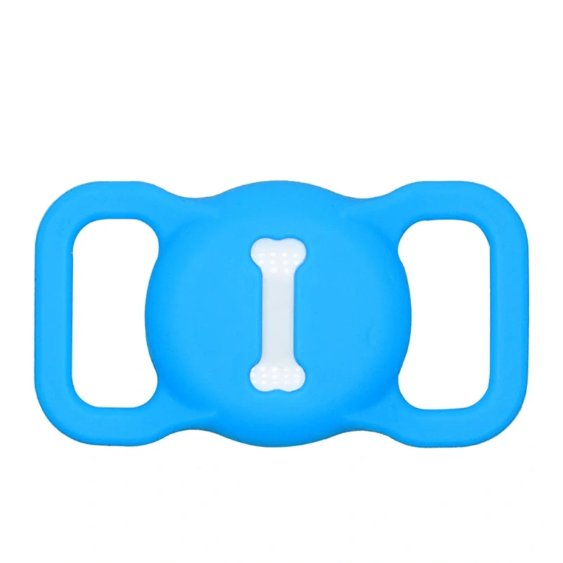 2021new Pet Silicone Protective Case GPS Finder Dog Cat Collar Loop for Apple Airtags for Apple Locator Tracker Anti-lost Device