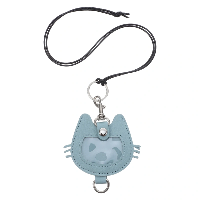 Pet Hair Storage Keychain Cat Hair Memorial Keyring PU Memorial Keepsake Stylish Ornament for Cat Owners