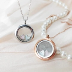 Pet hair commemorative necklace love DIY pendant tooth commemorative can be opened