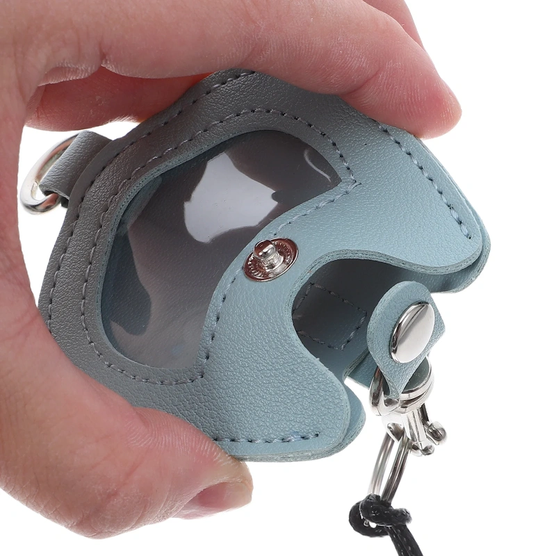 Pet Hair Storage Keychain Cat Hair Memorial Keyring PU Memorial Keepsake Stylish Ornament for Cat Owners