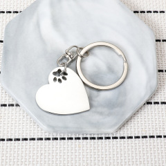Stainless steel keychain can be engraved