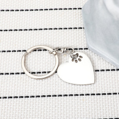 Stainless steel keychain can be engraved