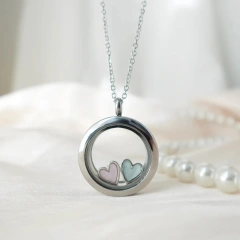 Pet hair commemorative necklace love DIY pendant tooth commemorative can be opened