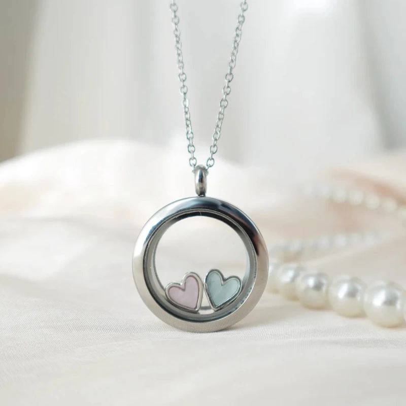 Pet hair commemorative necklace love DIY pendant tooth commemorative can be opened
