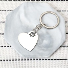 Stainless steel keychain can be engraved