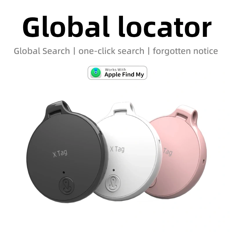 MiLi Smart GPS Tracker System Find My App Portable Airtag Smart Bluetooth Locator Child Finder Bag Anti-Loss Tracker