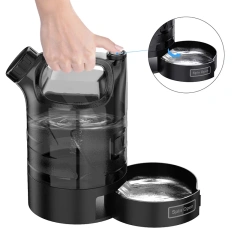 Pet Outdoor Sports Drinking Bucket PETG Material Environmentally Friendly Food Grade Portable Drinking Bucket 3L Large Capacity