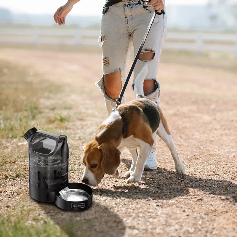 Pet Outdoor Sports Drinking Bucket PETG Material Environmentally Friendly Food Grade Portable Drinking Bucket 3L Large Capacity
