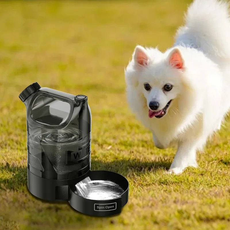 Pet Outdoor Sports Drinking Bucket PETG Material Environmentally Friendly Food Grade Portable Drinking Bucket 3L Large Capacity