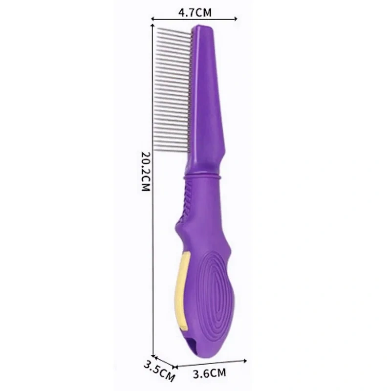 Dog Comb Massage Dogs Brush Pet Hair Remover Dense Tooth Combs for Cats Hair Knot Cleaning Dog Grooming Brush Comb Pet Supplies