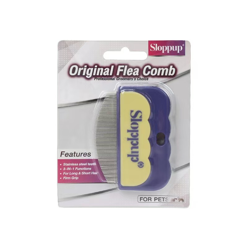 Pet comb Flea comb with magnifying glass