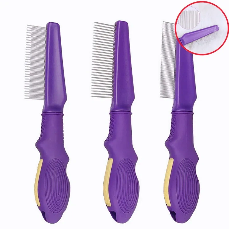 Dog Comb Massage Dogs Brush Pet Hair Remover Dense Tooth Combs for Cats Hair Knot Cleaning Dog Grooming Brush Comb Pet Supplies