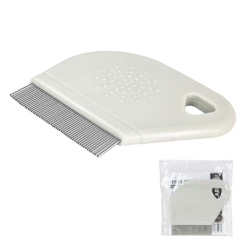 Pet comb Flea comb with magnifying glass
