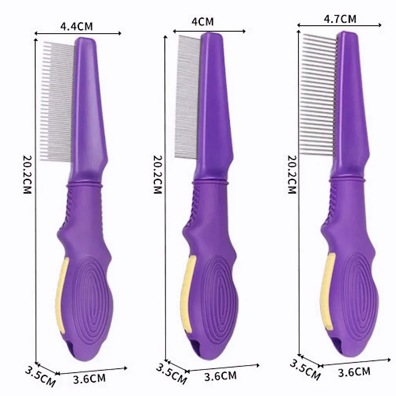 Dog Comb Massage Dogs Brush Pet Hair Remover Dense Tooth Combs for Cats Hair Knot Cleaning Dog Grooming Brush Comb Pet Supplies