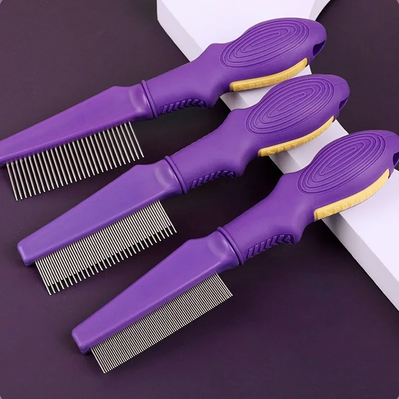 Dog Comb Massage Dogs Brush Pet Hair Remover Dense Tooth Combs for Cats Hair Knot Cleaning Dog Grooming Brush Comb Pet Supplies