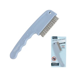 Pet comb Flea comb with magnifying glass