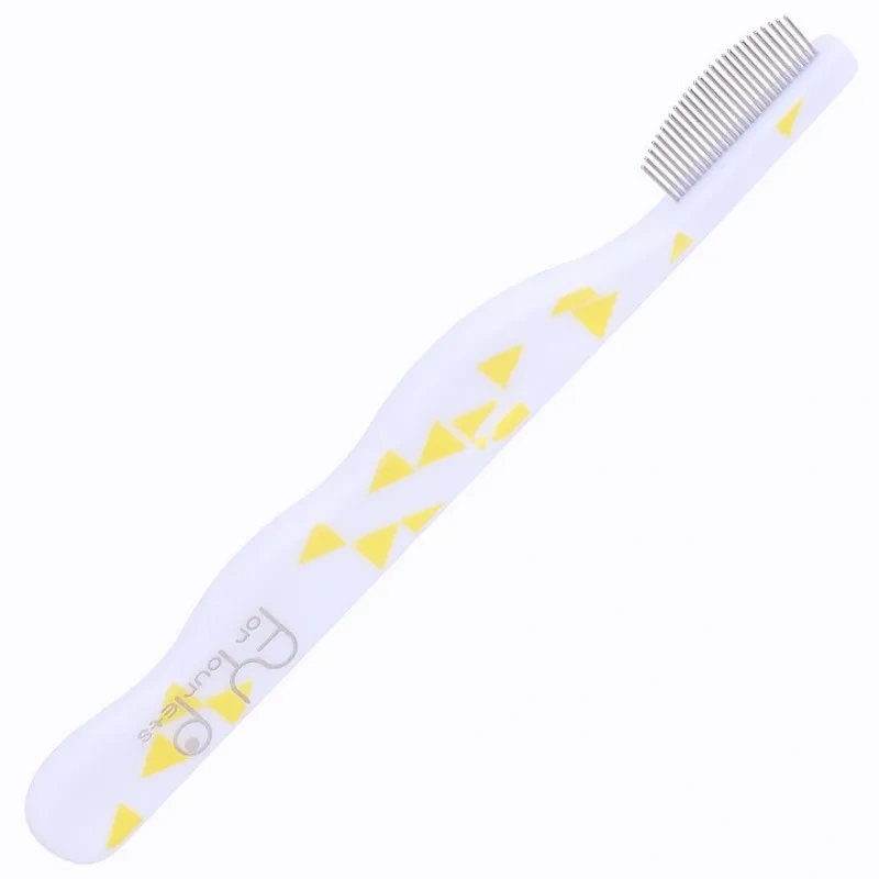 Dog Comb Small Head Dog Brush Dense Tooth Comb for Dogs Face Cleaning Cat Brush Pet Hair Remover Comfortable Handle Dogs Comb