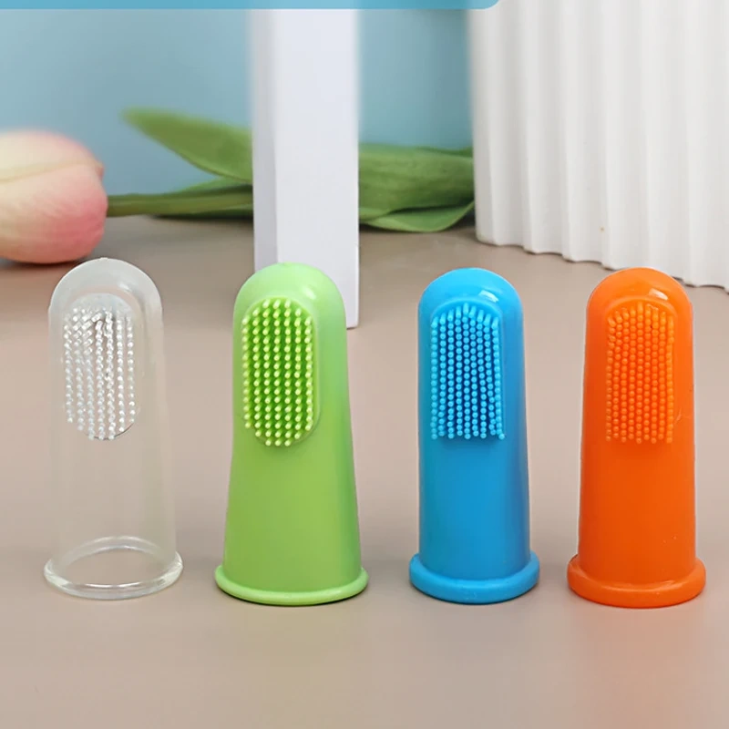 Dog Toothbrush Dog Teeth Cleaning Soft Toothbrushes for Dogs Oral Clean Massage Set Pet Teeth Oral Cleaning Pet Products