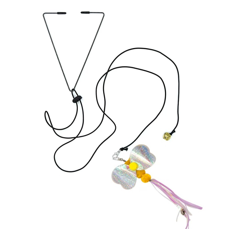 Cat Toy Cats Mouse Toys Hanging Door Retractable plaything Funny Self-hey kitten Scratch Rope Mouse Toy