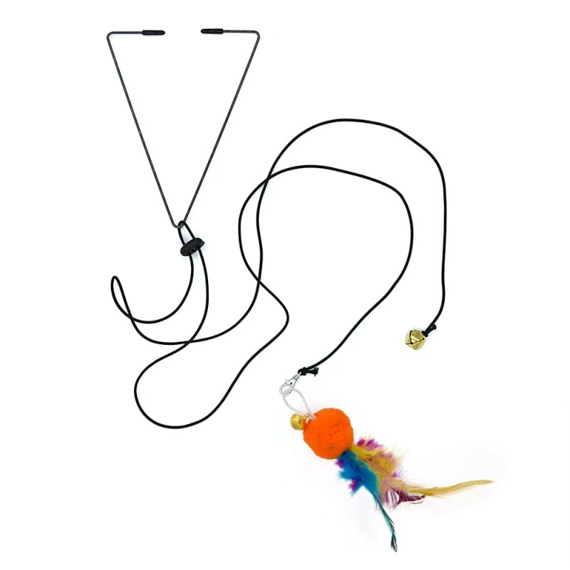 Cat Toy Cats Mouse Toys Hanging Door Retractable plaything Funny Self-hey kitten Scratch Rope Mouse Toy