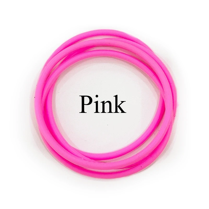 20PCS Neon Fluorescent Luminous Silicone Bracelets Wristband Candy Gummy Hairband Unisex bangles Glow Rubber Bracelet Wholesale