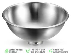 Stainless Steel Pet Bowl Cat Double Bowls With Raised Stand Non-slip