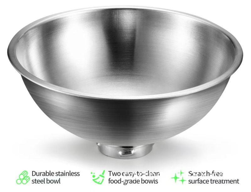 Stainless Steel Pet Bowl Cat Double Bowls With Raised Stand Non-slip